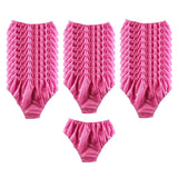 Maxbell 30 Pieces One Time Underwear One Size Stretchy Elastic Waist for Business Purple