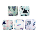 Maxbell Washable Sanitary Napkin Storage Bag Toiletry Pouch Nursing Girls Ladies green balloon
