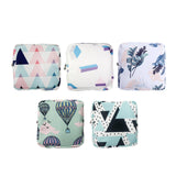 Maxbell Washable Sanitary Napkin Storage Bag Toiletry Pouch Nursing Girls Ladies green balloon