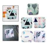 Maxbell Washable Sanitary Napkin Storage Bag Toiletry Pouch Nursing Girls Ladies green balloon
