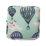 Maxbell Washable Sanitary Napkin Storage Bag Toiletry Pouch Nursing Girls Ladies green balloon