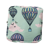 Maxbell Washable Sanitary Napkin Storage Bag Toiletry Pouch Nursing Girls Ladies green balloon