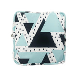 Maxbell Washable Sanitary Napkin Storage Bag Toiletry Pouch Nursing Girls Ladies green black triangle