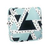 Maxbell Washable Sanitary Napkin Storage Bag Toiletry Pouch Nursing Girls Ladies green black triangle