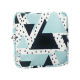 Maxbell Washable Sanitary Napkin Storage Bag Toiletry Pouch Nursing Girls Ladies green black triangle