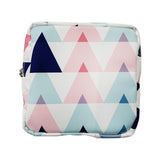 Maxbell Washable Sanitary Napkin Storage Bag Toiletry Pouch Nursing Girls Ladies pink triangle