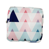 Maxbell Washable Sanitary Napkin Storage Bag Toiletry Pouch Nursing Girls Ladies pink triangle