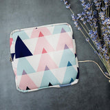 Maxbell Washable Sanitary Napkin Storage Bag Toiletry Pouch Nursing Girls Ladies pink triangle
