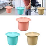 Maxbell Portable Spittoon PP Plastic Lightweight Durable for Elderly Women Men Pink