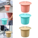 Maxbell Portable Spittoon PP Plastic Lightweight Durable for Elderly Women Men Pink