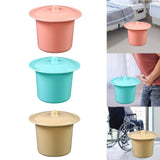 Maxbell Portable Spittoon PP Plastic Lightweight Durable for Elderly Women Men Pink