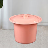 Maxbell Portable Spittoon PP Plastic Lightweight Durable for Elderly Women Men Pink