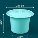Maxbell Portable Spittoon PP Plastic Lightweight Durable for Elderly Women Men Blue