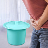 Maxbell Portable Spittoon PP Plastic Lightweight Durable for Elderly Women Men Blue
