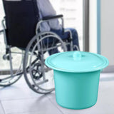 Maxbell Portable Spittoon PP Plastic Lightweight Durable for Elderly Women Men Blue