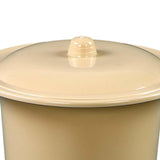 Maxbell Portable Spittoon PP Plastic Lightweight Durable for Elderly Women Men Light Yellow