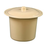 Maxbell Portable Spittoon PP Plastic Lightweight Durable for Elderly Women Men Light Yellow