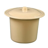 Maxbell Portable Spittoon PP Plastic Lightweight Durable for Elderly Women Men Light Yellow