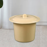 Maxbell Portable Spittoon PP Plastic Lightweight Durable for Elderly Women Men Light Yellow