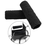 Maxbell 2Pcs Wheelchair Armrest Pads for Universal Protection Relieve Pressure Black