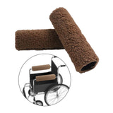 Maxbell 2Pcs Wheelchair Armrest Pads for Universal Protection Relieve Pressure Brown