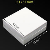 Maxbell 50 Pieces Mixing Pads Portable Multi 2 Sides for Experiment 5.1CMX5.1CM
