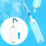Maxbell Nasal Rinse Bottle Nose Washing Durable Portable Lightweight with Two Nozzle