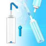 Maxbell Nasal Rinse Bottle Nose Washing Durable Portable Lightweight with Two Nozzle