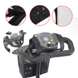 Maxbell Mobility Scooter Control Panel Cover Rainproof Dustproof Foldable Portable Black