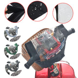 Maxbell Mobility Scooter Control Panel Cover Rainproof Dustproof Foldable Portable Black