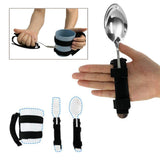 Maxbell Utensil Holders Hand Straps Cuff Eating Assistance for Elderly Dining Scoop