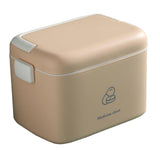 Maxbell Storage Box Case Classified for Cosmetic Daily Supplies White