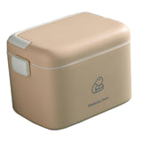 Maxbell Storage Box Case Classified for Cosmetic Daily Supplies White