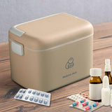 Maxbell Storage Box Case Classified for Cosmetic Daily Supplies White