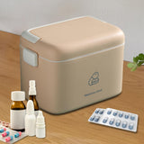 Maxbell Storage Box Case Classified for Cosmetic Daily Supplies White
