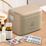 Maxbell Storage Box Case Classified for Cosmetic Daily Supplies White