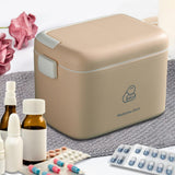 Maxbell Storage Box Case Classified for Cosmetic Daily Supplies White