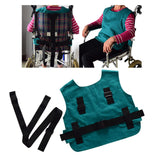Maxbell Wheelchair Restraint Vest Chest Vest Adjustable Strap for Elderly Adults