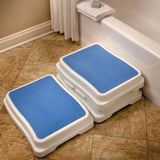 Maxbell Step Stool Lightweight Non Slip Portable Assistance for Shower Bathroom Kids