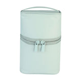 Maxbell Travel Makeup Pouch Barrel Shaped Multifunctional Travel Bag for Traveling Light Blue