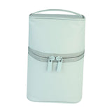 Maxbell Travel Makeup Pouch Barrel Shaped Multifunctional Travel Bag for Traveling Light Blue
