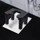 Maxbell Squatting Toilet Stool Chair Non Slip Thick Widen Panel Mobile for Toilet