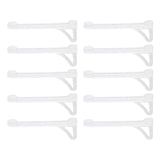 Maxbell Anti Slip Glasses Ear Gripper Hook Universal for Glasses Eyewear Dancing White