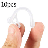 Maxbell Anti Slip Glasses Ear Gripper Hook Universal for Glasses Eyewear Dancing White