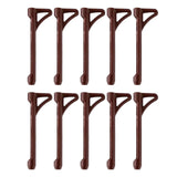 Maxbell Anti Slip Glasses Ear Gripper Hook Universal for Glasses Eyewear Dancing Coffee