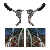 Maxbell Wheelchair Hand Brake Accessories Lock Part Stable for Elderly Protection Left