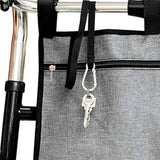 Maxbell Walking Wheels Bag with Cup Holder Seat Armrest Storage Bag for Travel Elderly Adult