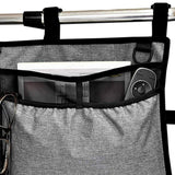 Maxbell Walking Wheels Bag with Cup Holder Seat Armrest Storage Bag for Travel Elderly Adult