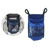 Maxbell Oxford Cloth Wheelchair Backpack Carry Pouch Pocket for Scooter