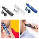 Maxbell Ear and Nose Hair Trimmer Clipper IPX5 Waterproof Groomer Personal Trimmer Blue